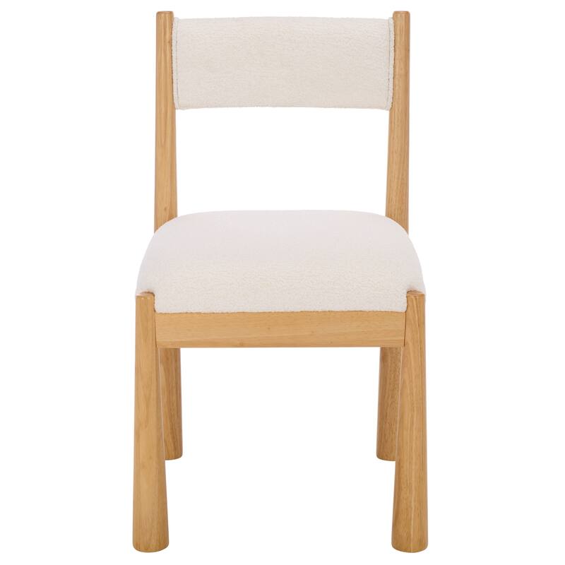SAFAVIEH Home Makiko Dining Chair - 19"W x 20"D x 33"H - Natural/White