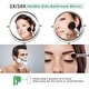 preview thumbnail 18 of 20, 8 inch Double-Sided Framed Wall Mounted Magnifying Bathroom Mirror