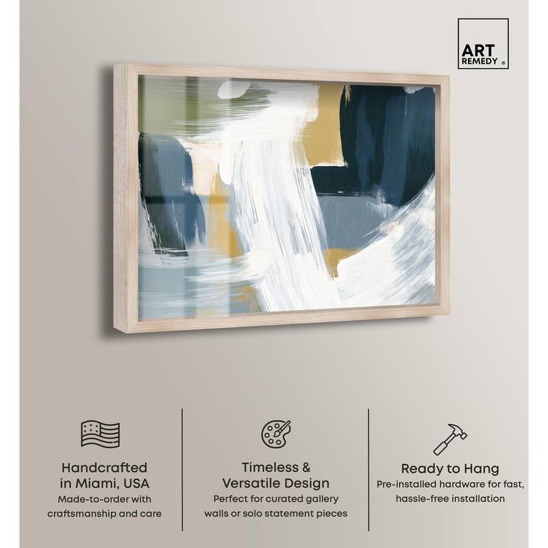 Moss Layers III Shadowbox by Art Remedy