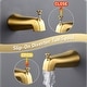 preview thumbnail 6 of 30, WOWOW Single Handle 5-Spray Round Shower Faucet with Tub Spout