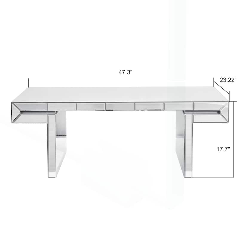 Luxurious Rectangular Mirror Coffee Table with Exquisite Design for Stylish Living