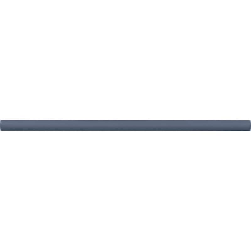 Daltile Stencil 1/2" x 12" Glazed Porcelain Jolly Trim (Sold by the Piece) - Indigo