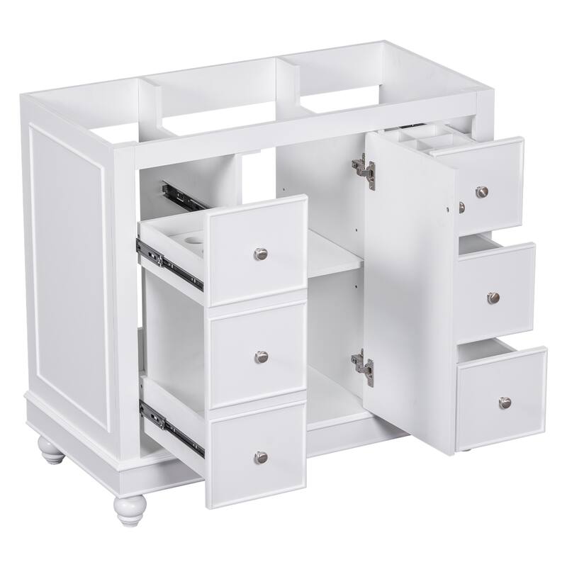 36" Gray Bathroom vanity