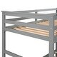 preview thumbnail 13 of 37, Twin Over Twin Bunk Bed, Solid Wood Staircase 3-in-1 Bunk Bed Frame
