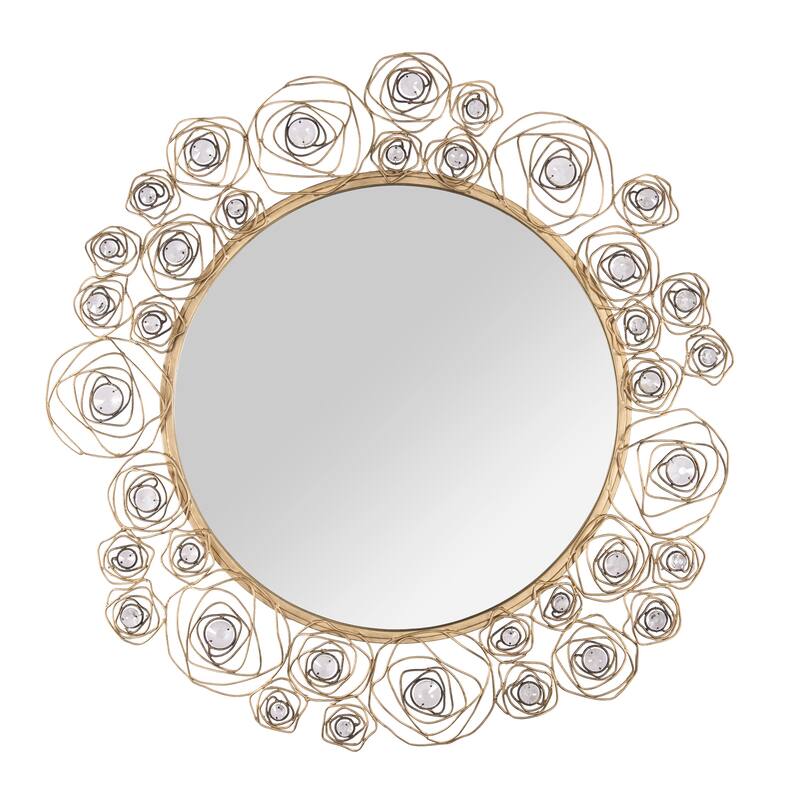 Varaluz Ethereal Rose Wall Mirror - Havana Gold Ombre - Havana Gold Ombre