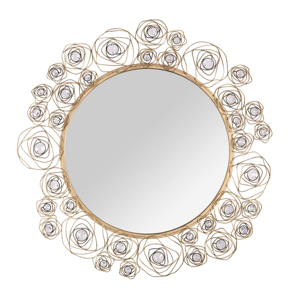 Varaluz Ethereal Rose Wall Mirror - Havana Gold Ombre