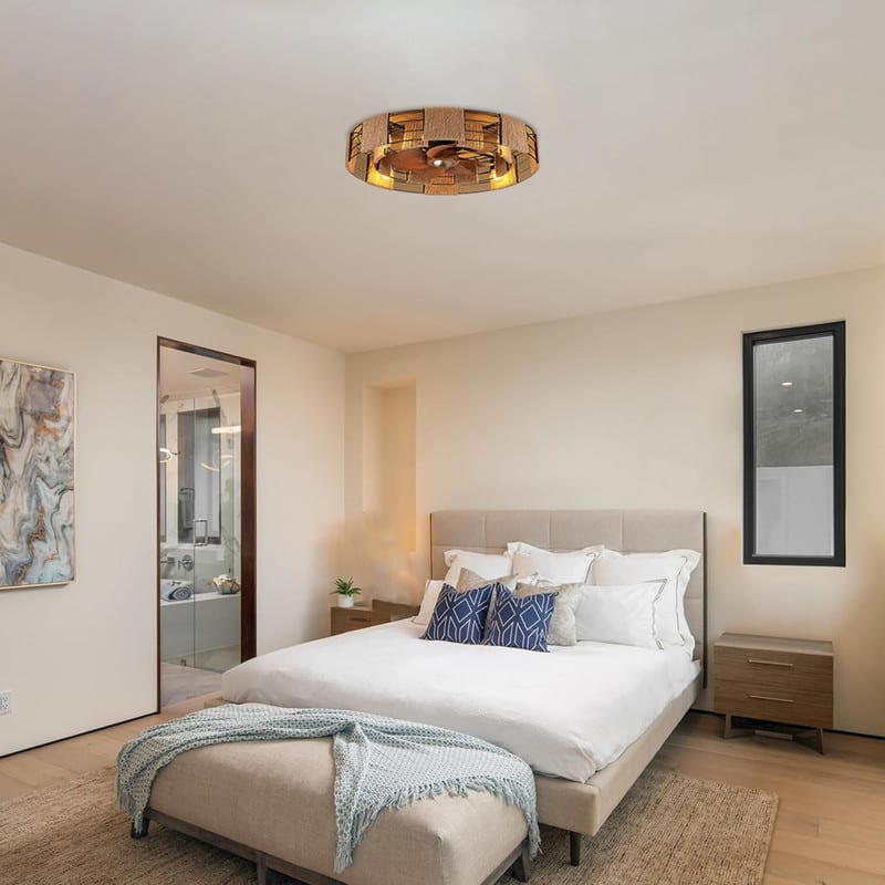 4 Bulb ceiling fans brozne flush mount copper best ceiling Light - N/A