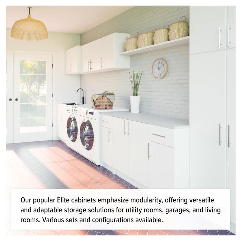 Prepac Elite Armoire Wardrobe Closet Cabinet with Hanging Rail