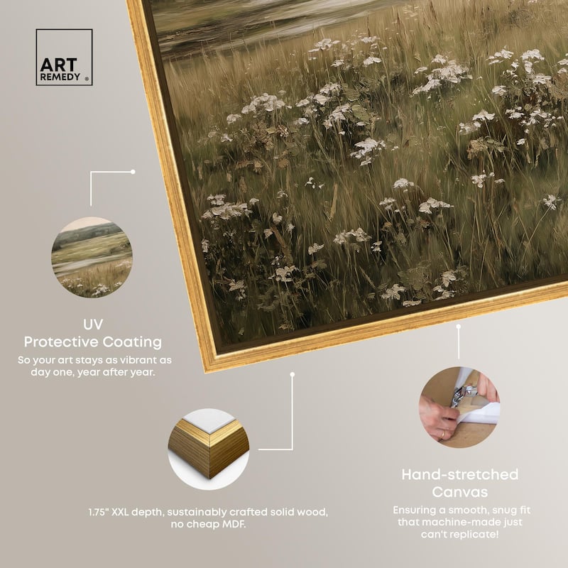 Marshland Whispers Canvas by Art Remedy