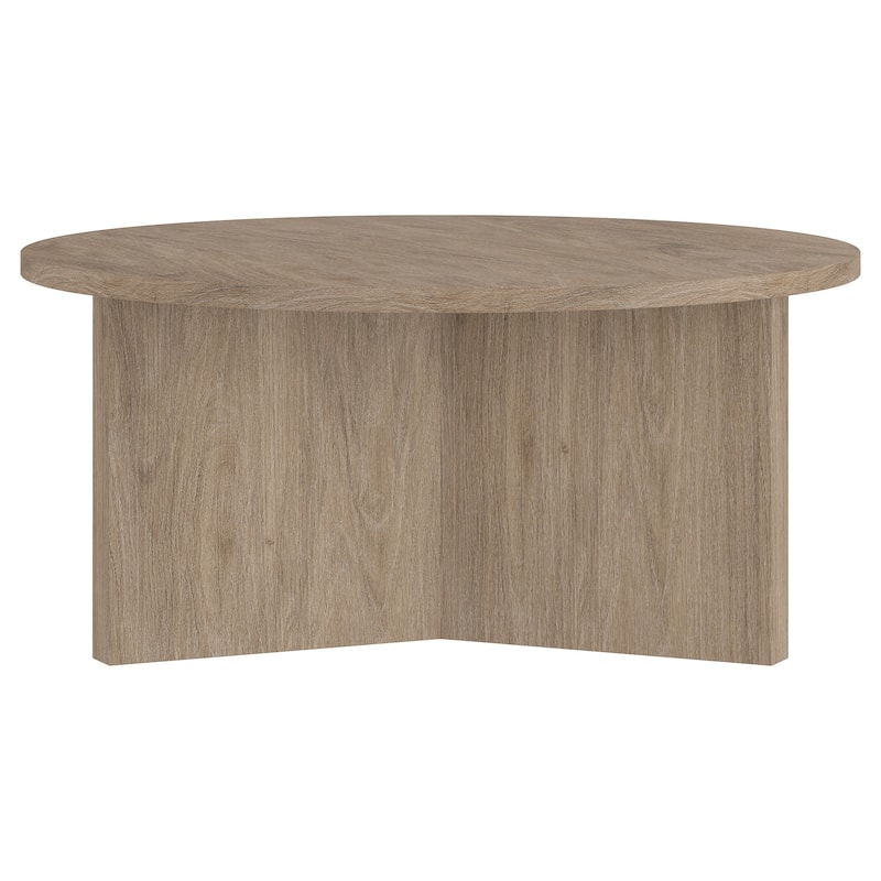 Anders 36" Wide Round Coffee Table
