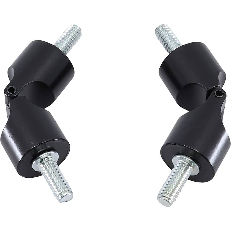 MERIVILLE Hinged Elbow Connector - Designed for Bay Window Curtain Rods or Corner Drapery Rods up to 1-inch Diameter - Oil-Rubbed Bronze - For 3/4" rod