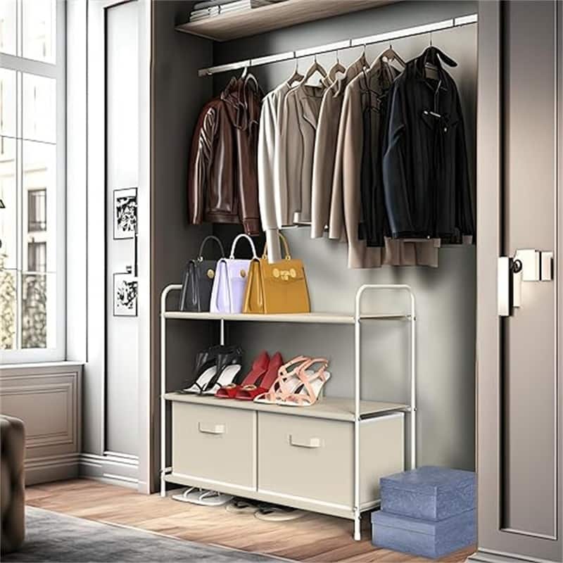 Closet Storage with 2 Drawers