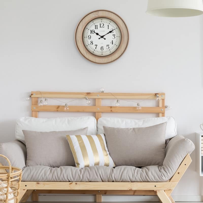 La Crosse Clock 16 Inch Livingston Quartz Wall Clock