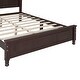 preview thumbnail 8 of 6, Full Retro Style Wood Platform Bed with Wooden Slats for Support