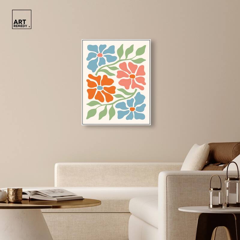 The Flowers Vines all Season Canvas by Art Remedy