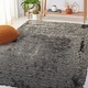 preview thumbnail 19 of 18, SAFAVIEH Handmade Paris Shag Danara 2.5-inch Thick Rug - Silver - 3' x 5'
