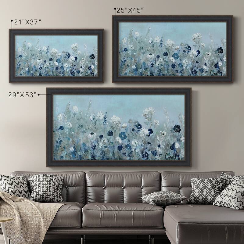 Teal Light Garden Premium Framed Canvas- Ready to Hang