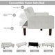 preview thumbnail 26 of 31, Sofa Bed, Futon Couch Bed, Faux Leather Love Seats Sofa, Loveseat Sleeper Bed For Living Room, Guest