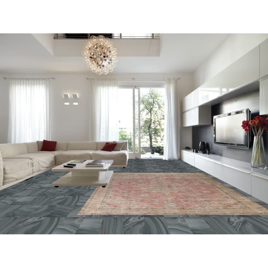 Hand-made Distressed Tabriz Persian Rug Wool - 9'11" x 13'4"