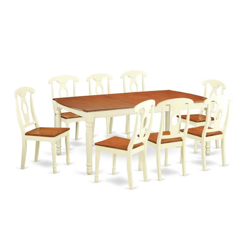 Dining Table Set - Rubber Wood Table & Chairs - Kitchen Dining Room Furniture