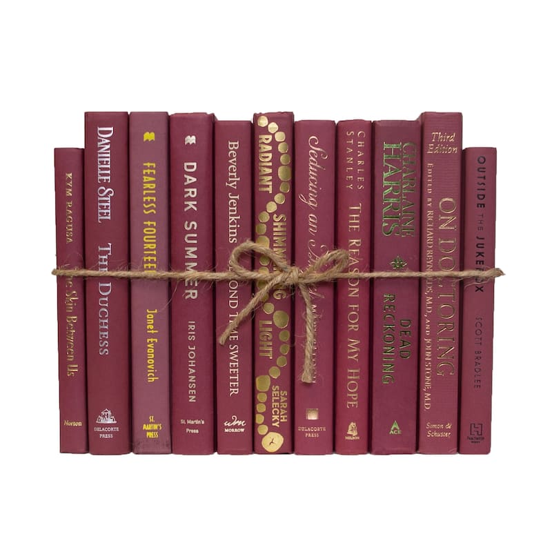 Books Burgundy Decorative Accessories: Rosé ColorPak