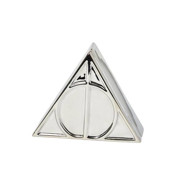 Harry Potter Deathly Hallows Symbol Silver Storage Box Overstock