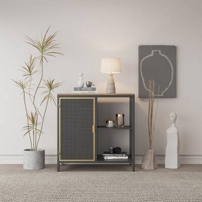 Sideboard Buffet Table Freestanding Storage Cabinet Entryway Cabinet