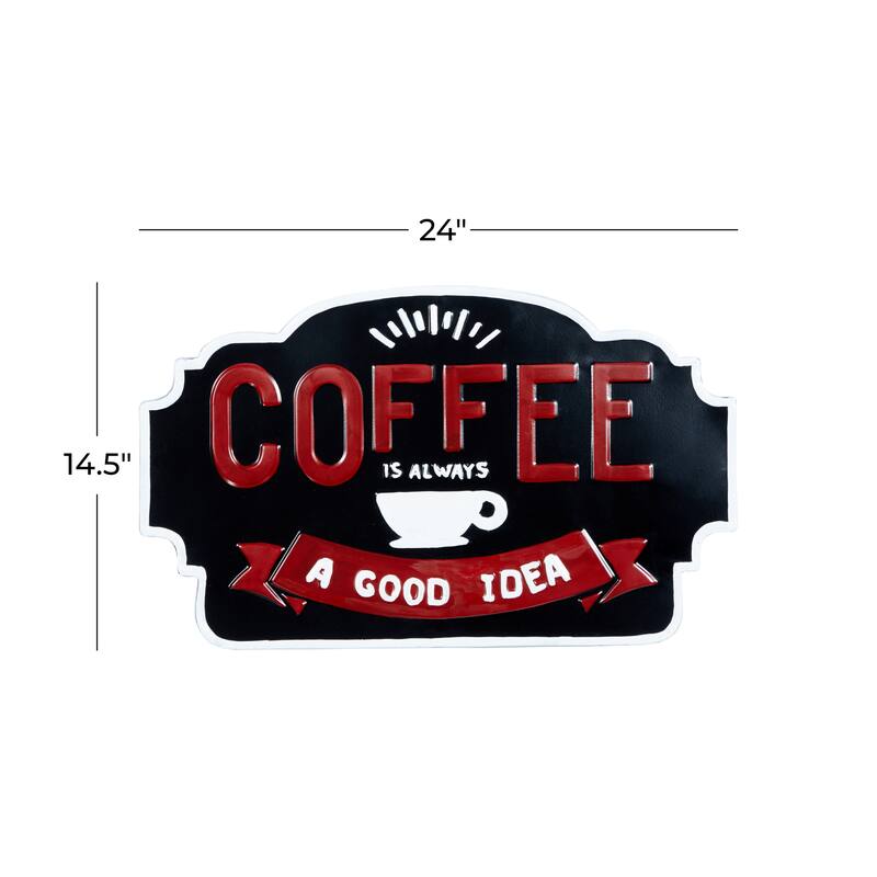 Black Iron Farmhouse Wall Decor 15 x 24 x 1 - 24 x 1 x 15