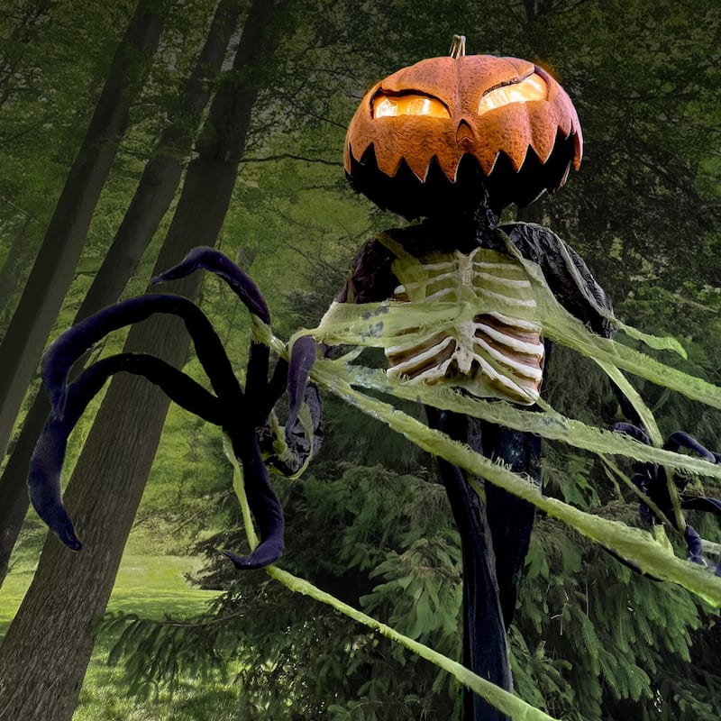 Haunted Hill Farm Pumpkin Sentinel by Tekky, Premium Halloween Animatronic