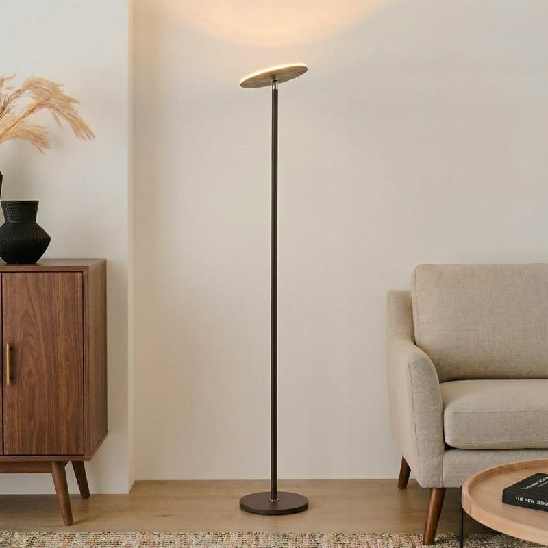 Brightech Sky 63 in. Industrial Dimmable LED Floor Lamp with Adjustable Head