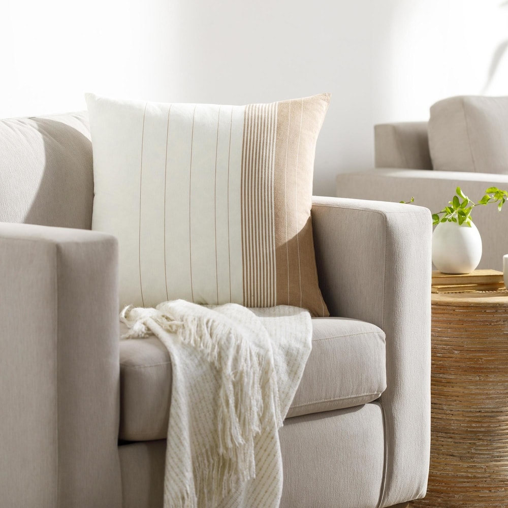 Artistic Weavers Lakshmi Striped Throw Pillow