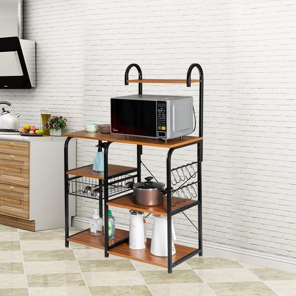 kitchen microwave carts on wheels