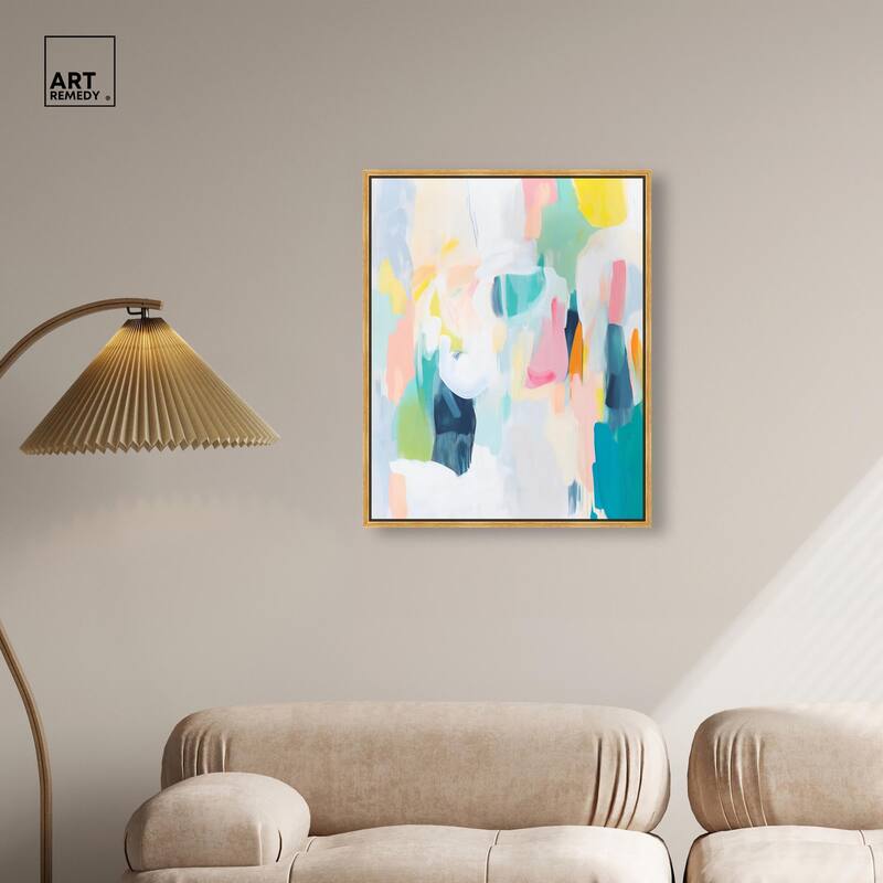 Layered Lush I Canvas by Art Remedy