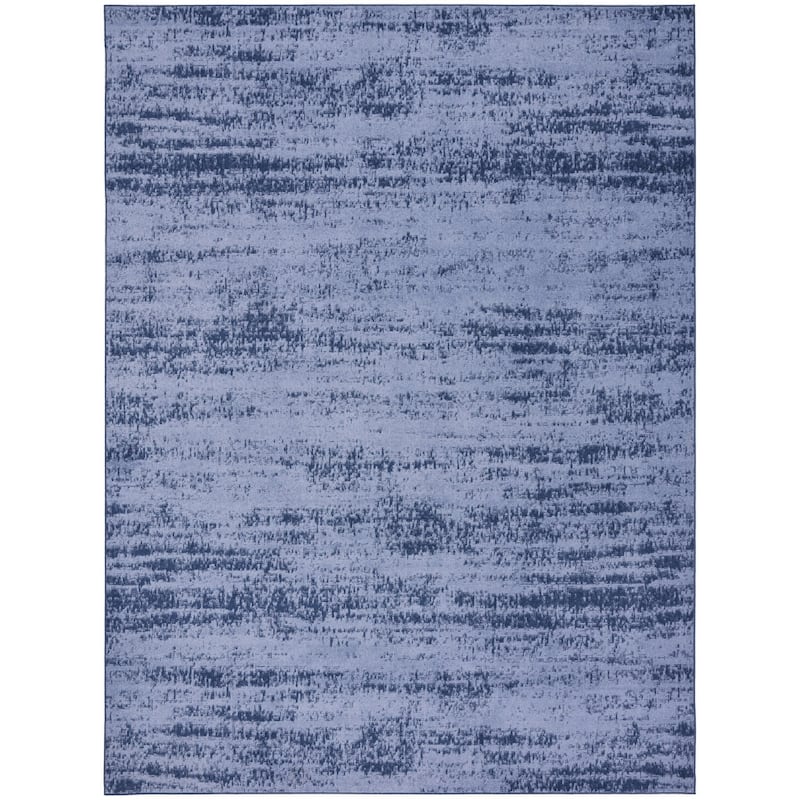 HomeRoots Abstract Contemporary Rectangle Outdoor Rug - 10' X 14'