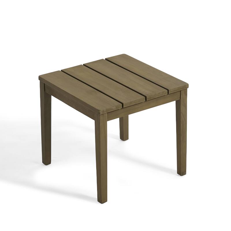 Casual 29"W Outdoor Patio Armchair Set In Solid Teak Wood with Cushion