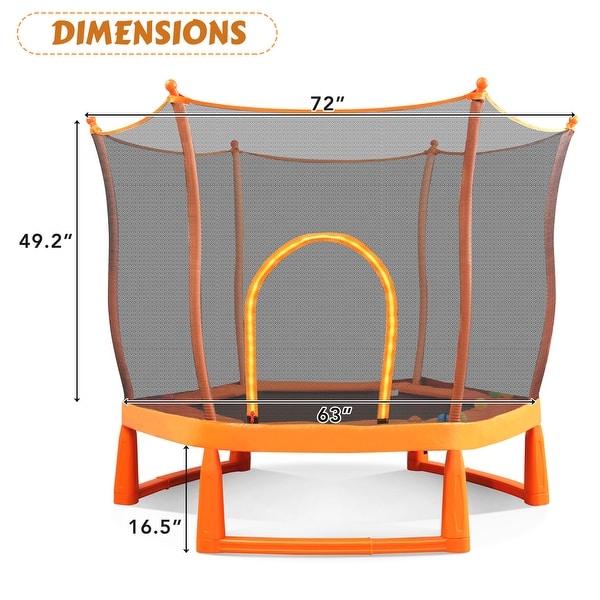 6FT Toddlers Trampoline