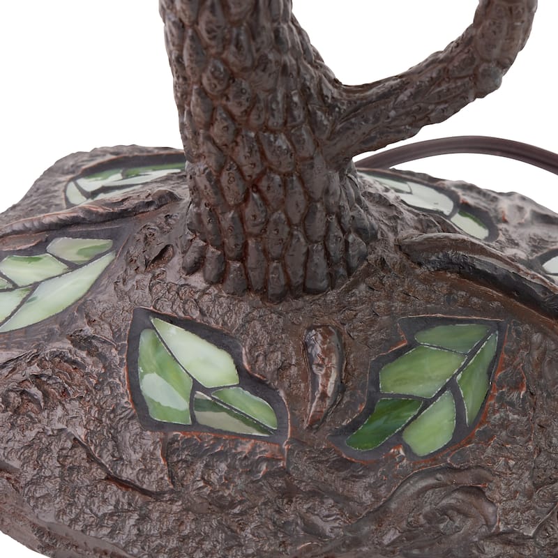 Sophia River of Goods Multi-Color Stained Glass Dome Shade 25-Inch Table Lamp - 16" x 16" x 25"