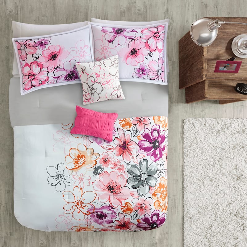 Intelligent Design Olivia Floral Comforter Set