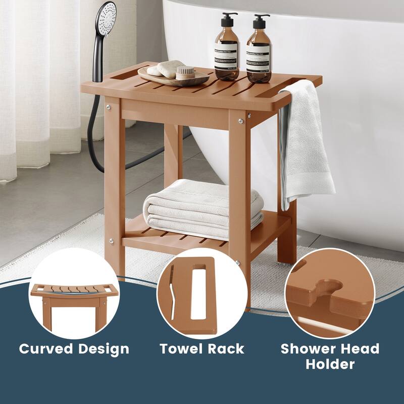 Anapolis Poly Shower Bench