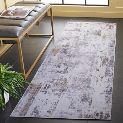 SAFAVIEH Tacoma Zila Machine Washable Slip Resistant Mid-Century Modern Rug