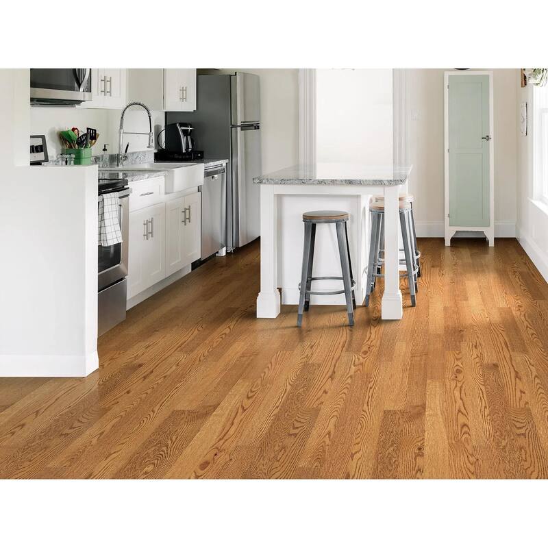 Shaw SW785 The Gallery 3" Wide Smooth Engineered Red Oak Hardwood