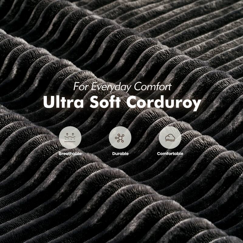 OVIOS Corduroy & Plush Foldable ​Sleeper Sofa