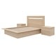 preview thumbnail 26 of 34, Malibu 4-Piece Bedroom Set with Bed, Headboard, and 2 Nightstands