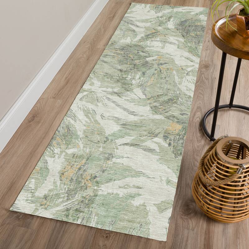 Machine Washable Indoor/ Outdoor Casual Amy Chantille Rug