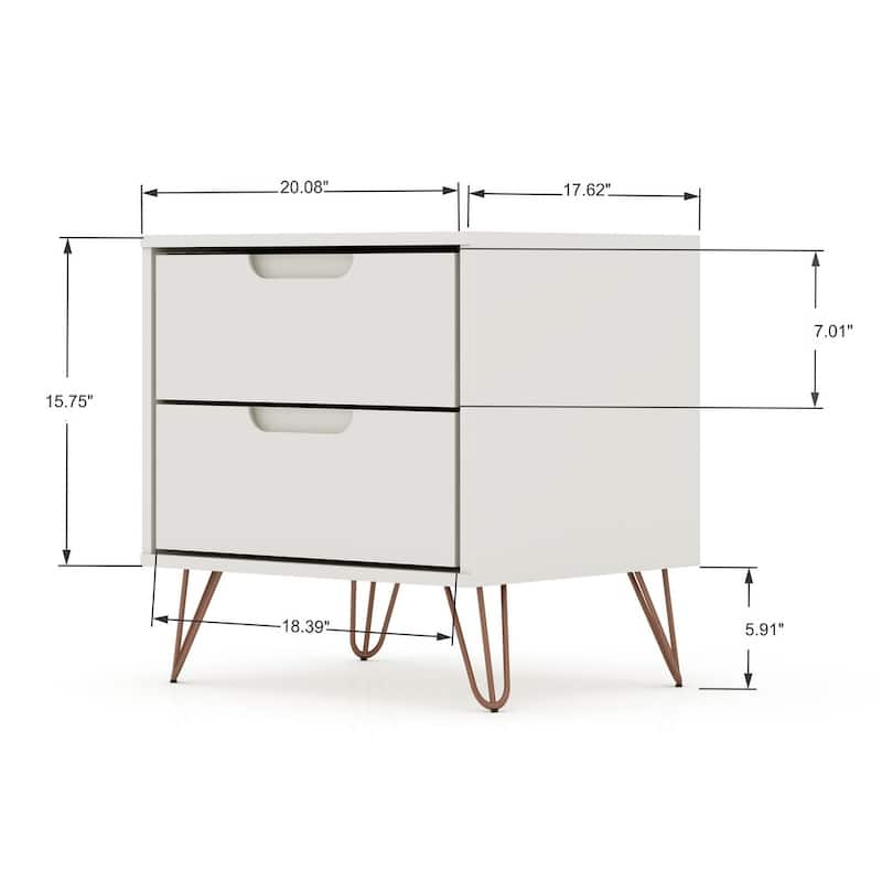 Manhattan Comfort Rockefeller 2-Piece Dresser Set