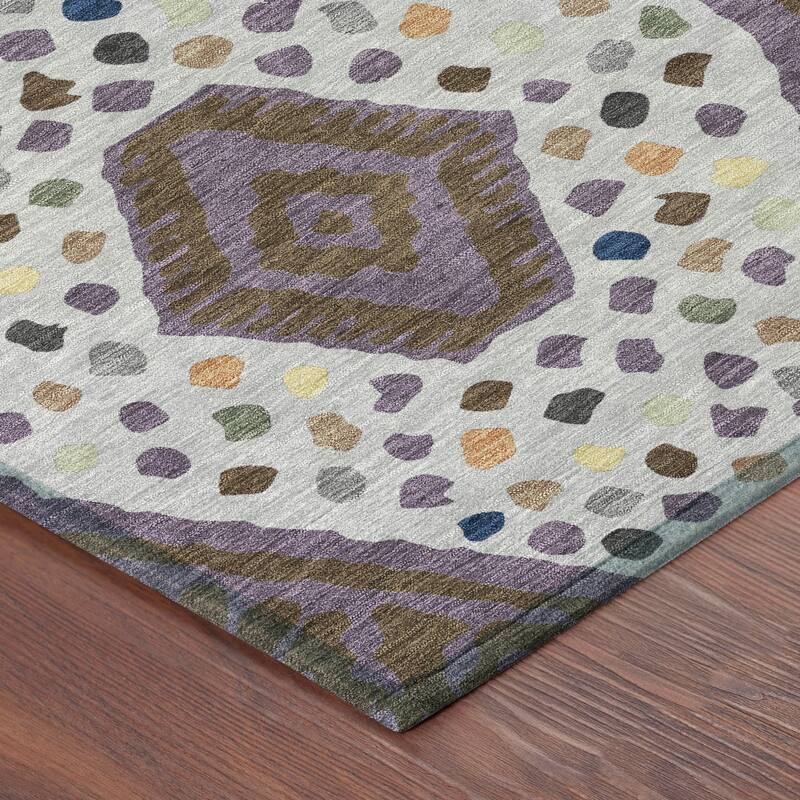 Machine Washable Indoor/ Outdoor Global Nipsey Chantille Rug