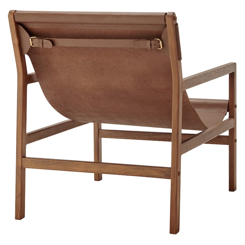 Orín Leather Sling Chair