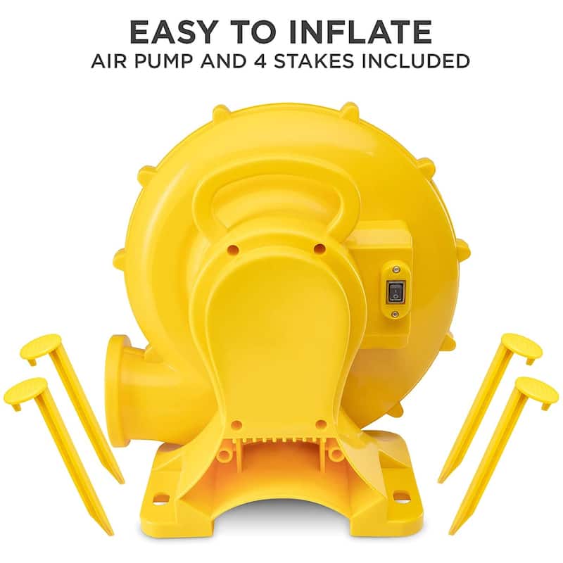 Sunny & Fun Big Time Bounce-A-Round Inflatable Water Slide Park