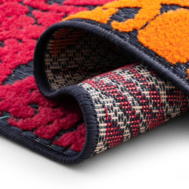 Origin Coastal Floral Indoor/Outdoor Area Rug