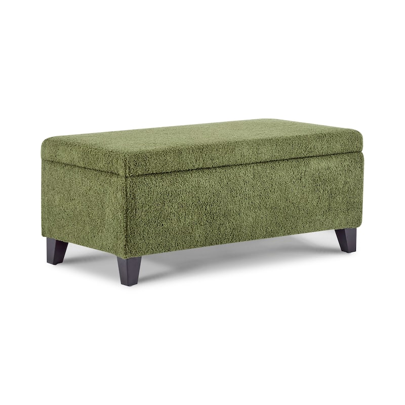 Breanna Floral Upholstered Storage Ottoman by Christopher Knight Home